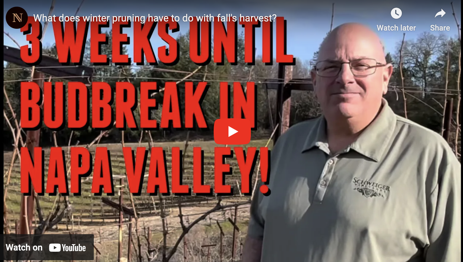 What does winter pruning have to do with fall’s harvest?